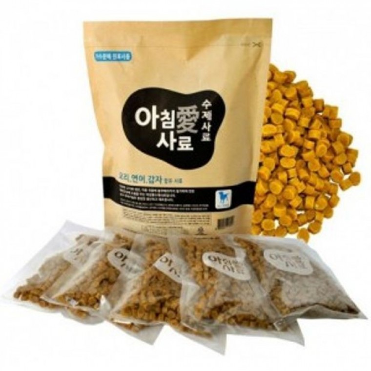 아침애 사료 오리 연어 감자 3kg 강아지사료 - 상품 이미지