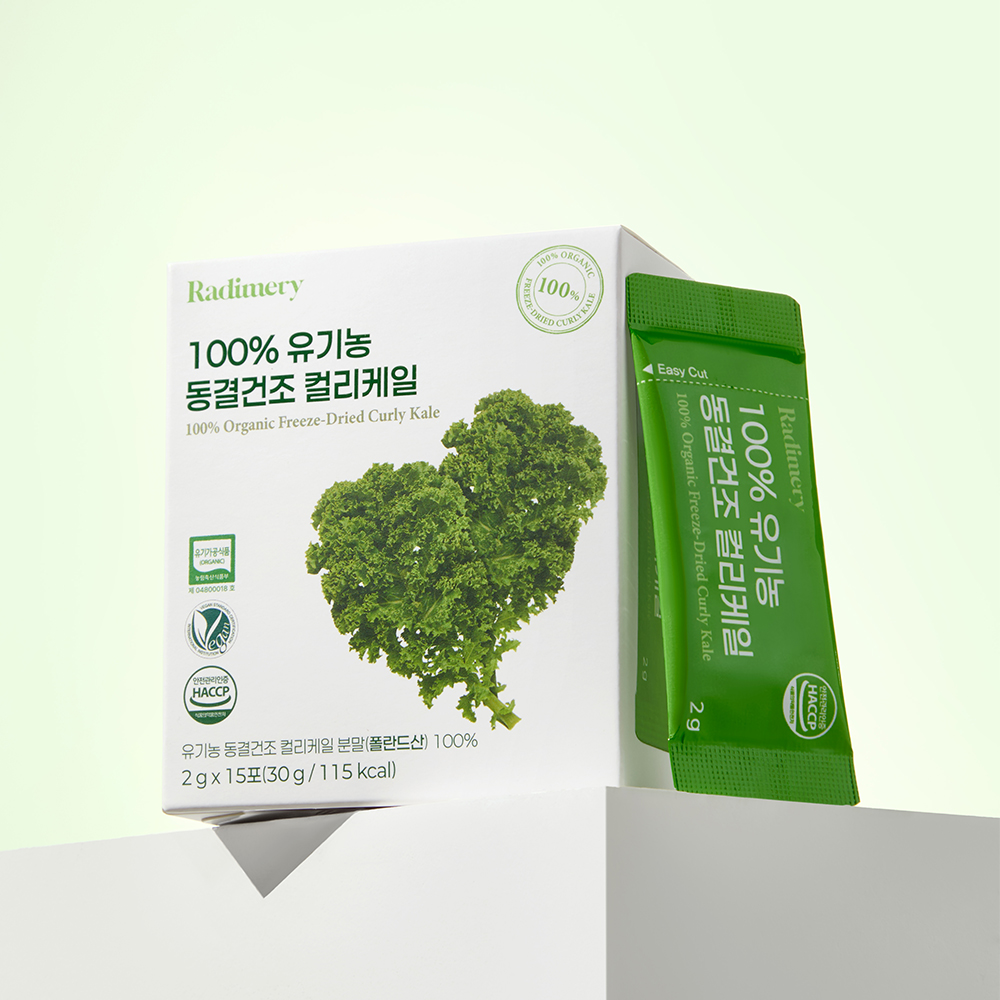 100% 유기농 동결건조 컬리케일 15포, 6개 - 상세 이미지 2