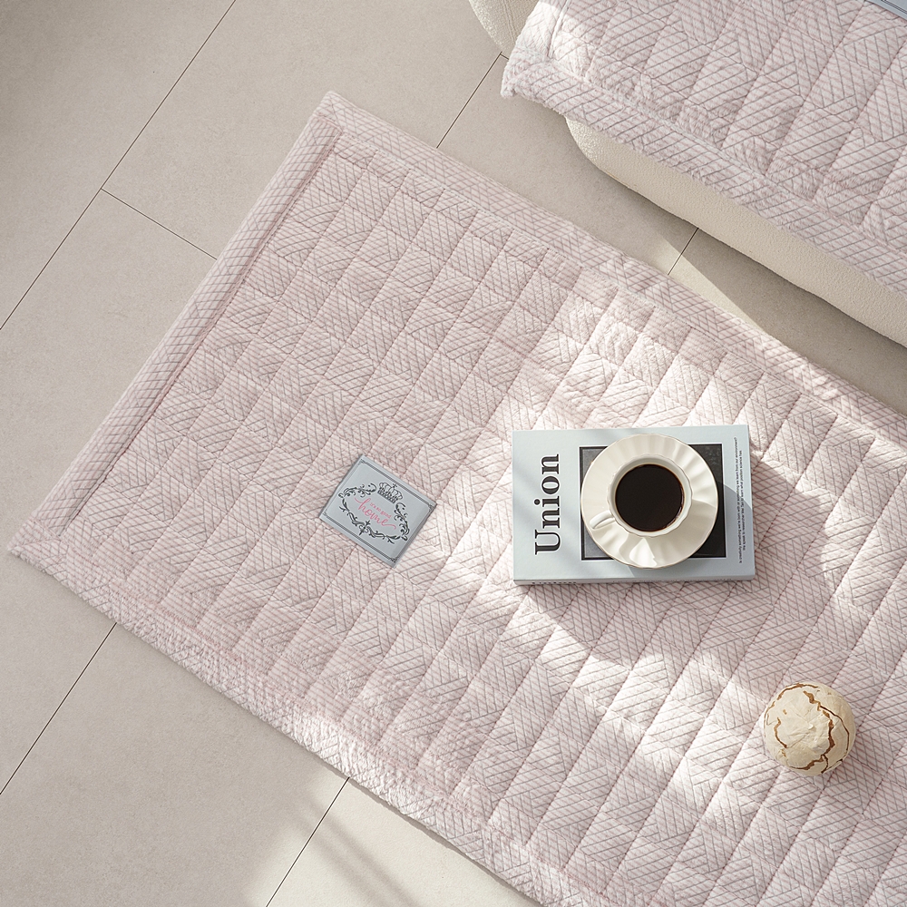 나라데코 5mm 착번 극세사 퀼팅 겨울 돌 쇼파패드 3인용 65x180