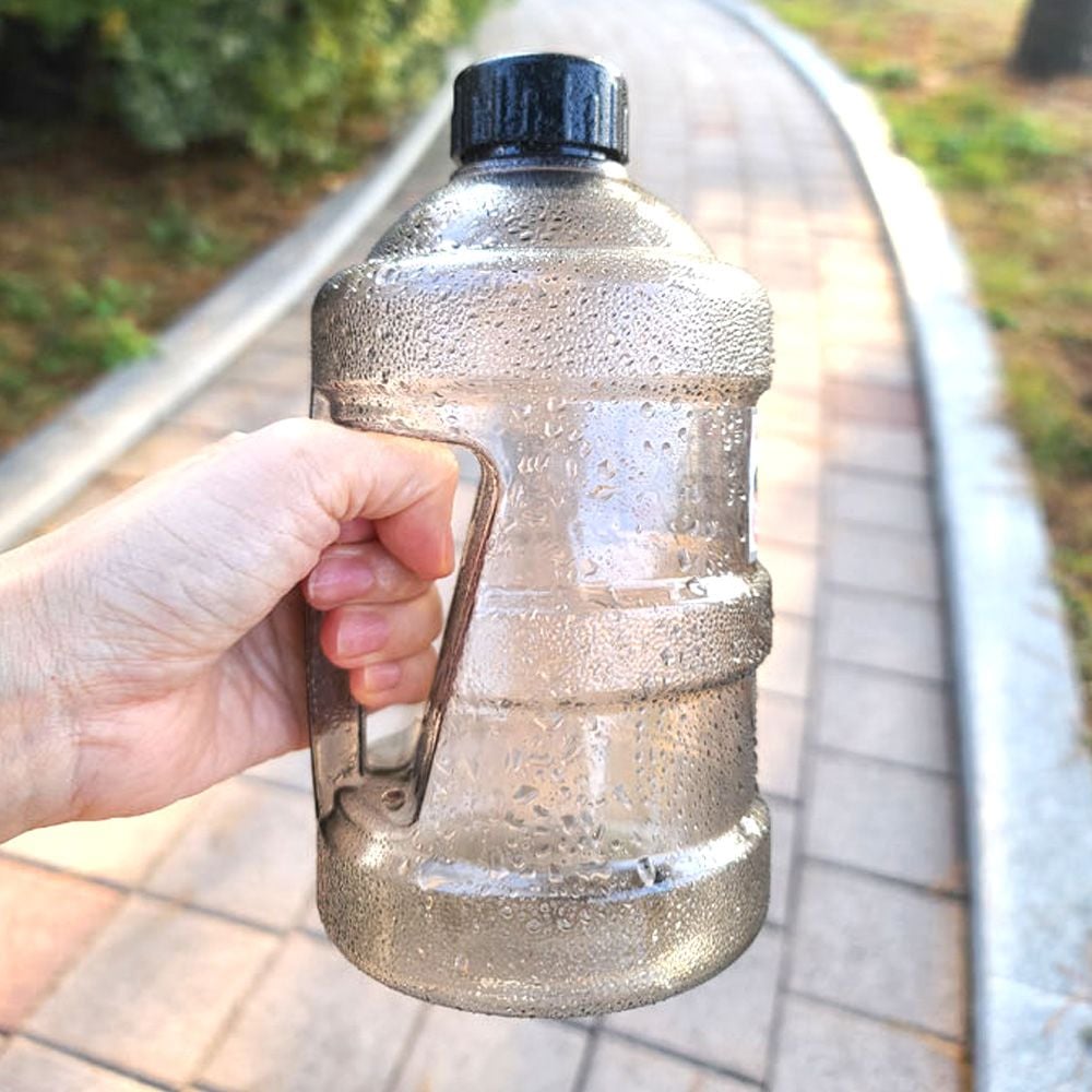 리얼 생수통1000ml 1P 생수물병-손잡이물병 1000ml-투명 - 상품 이미지