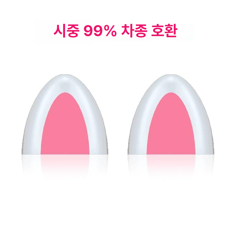 자동차 태양광 충전 감지 감성 차량 지붕 장식등 귀여운 캐릭터 인테리어 무광 고양이 한쌍 - 상품 이미지