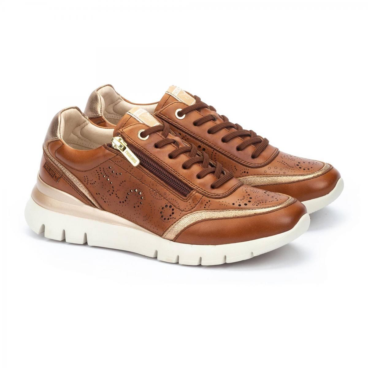 피콜리노스 테크니컬 컴포트 브라운 로우탑 스니커즈 CANTABRIA W4R-6622C1 BRANDY - 상세 이미지 2