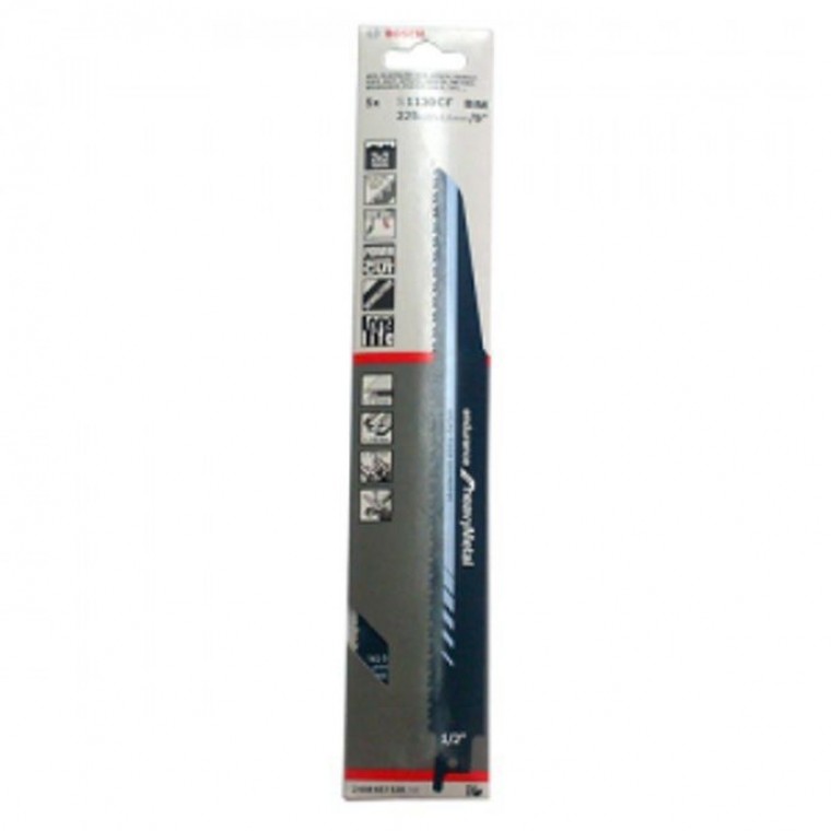 보쉬 철재 컷소날 금속 메탈 전기톱날 S1130CF 5PCS - 메인 이미지