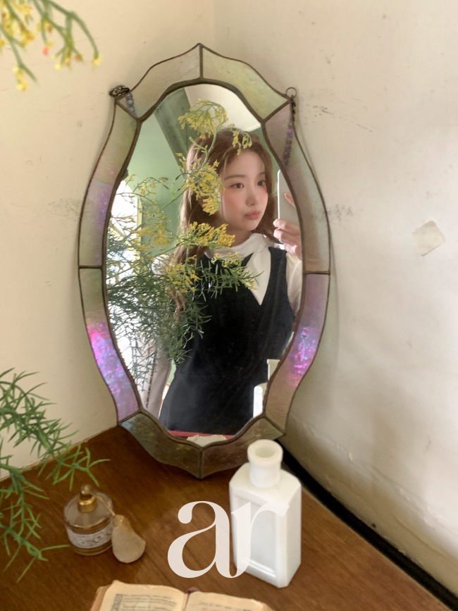 2기장 배색 스카프 타이 플레어 원피스 op16247 - 상세 이미지 5