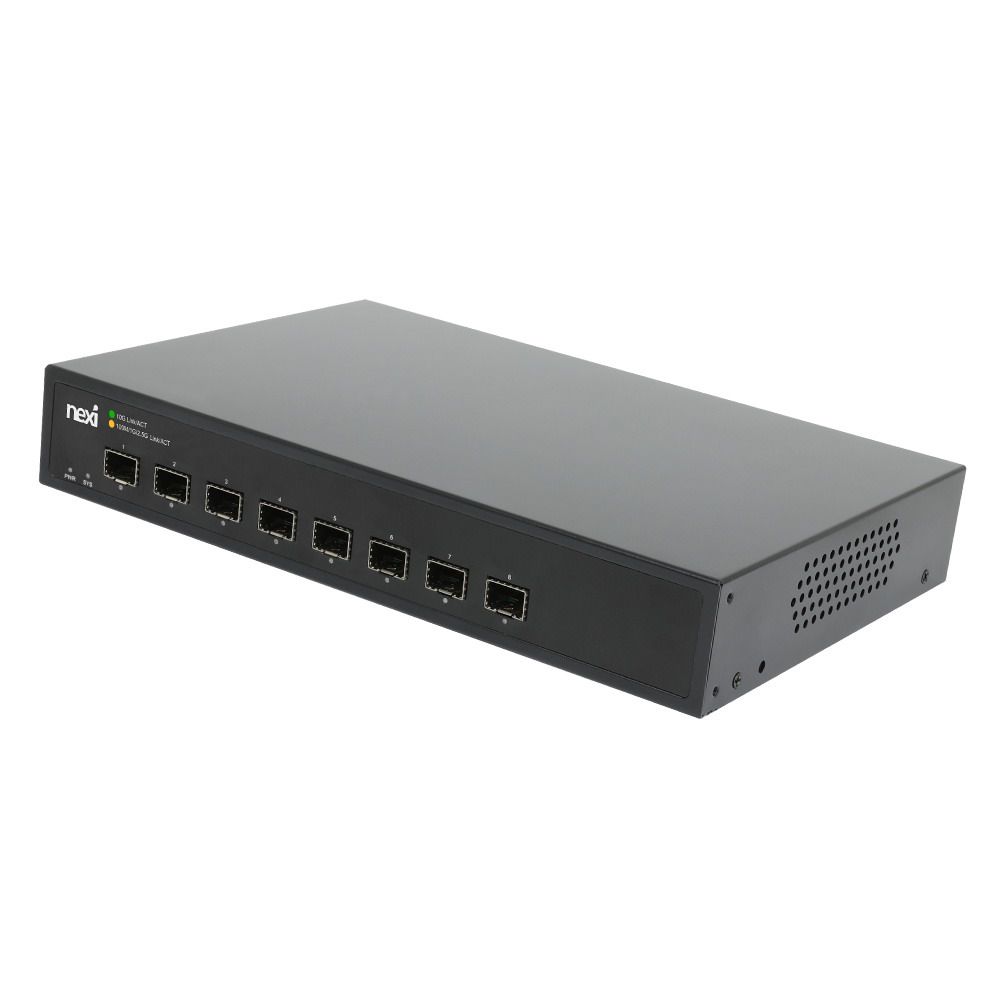 넥시 스위칭허브 8포트 SFP+ 10G IGMP 공유기 랜허브 스위치 랜선 네트워크 - 상품 이미지
