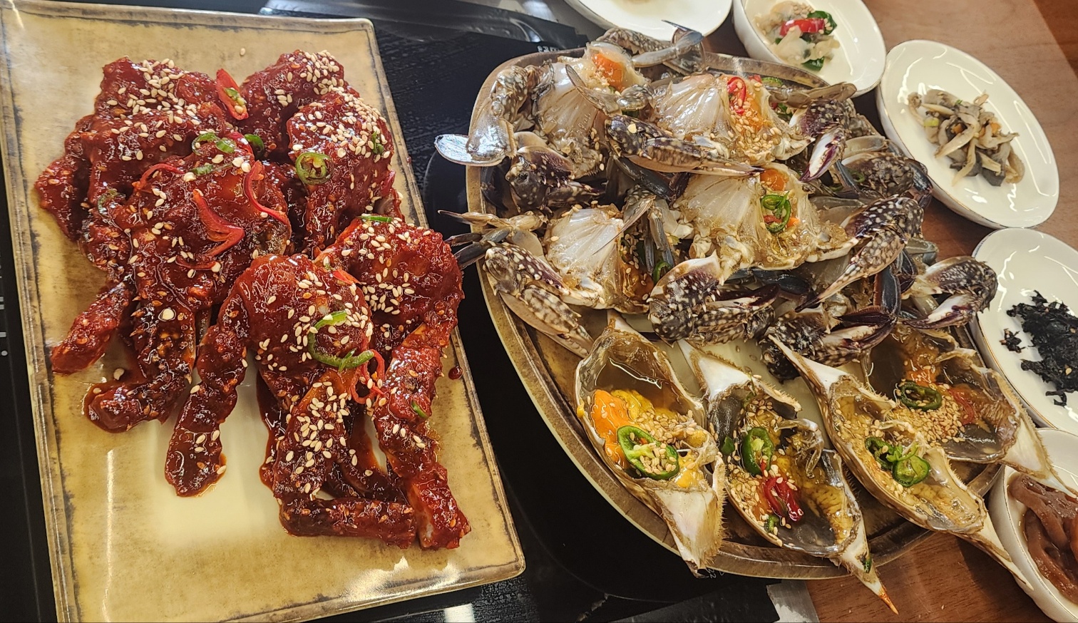 정래윤의오늘반찬 끝장나는 밥도둑 간장게장 양념게장 꽃게 알배기 가정식반찬 - 상품 이미지