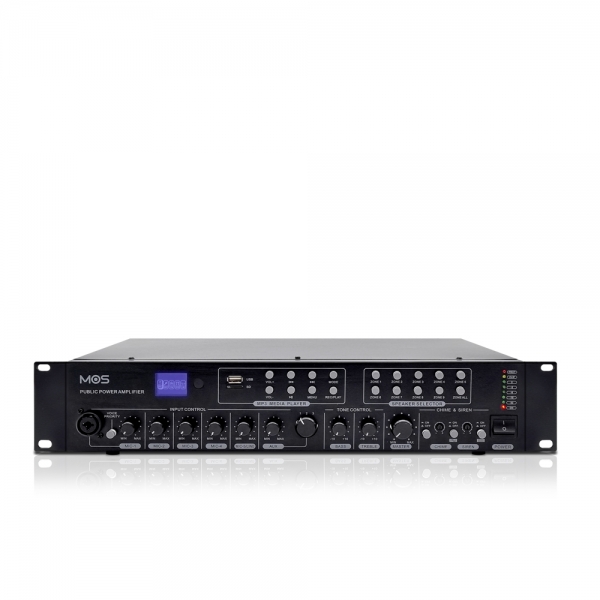 모스 MOS MPA-9400 하이임피던스 200W 포터블앰프 비상방송 존셀렉터 매장 카페용 - 상세 이미지 3