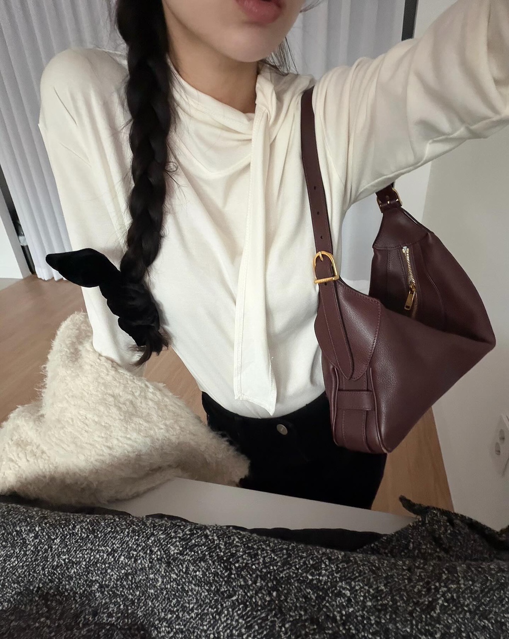 토루 여성 겨울 타이 레이어드 이너 폴라 티 제품 이미지