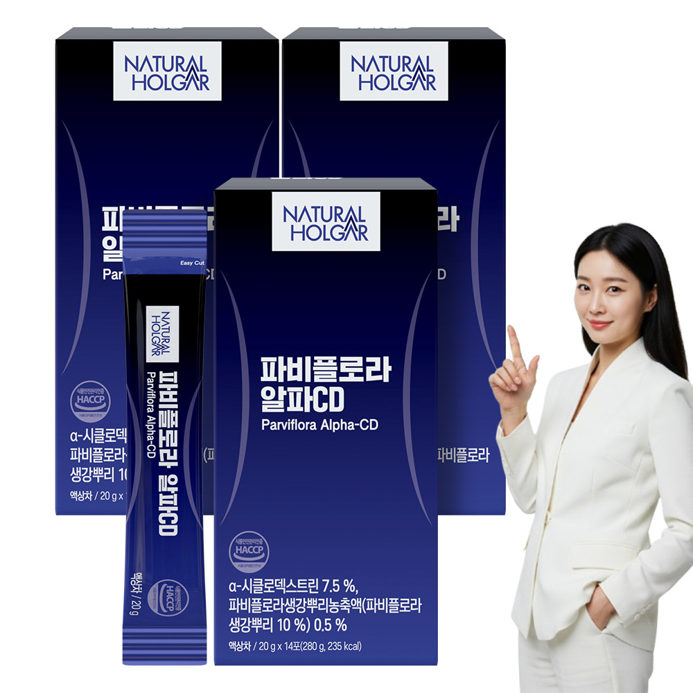네츄럴올가 칼로마이 파비플로라 알파CD 14포, 3개 - 상품 이미지
