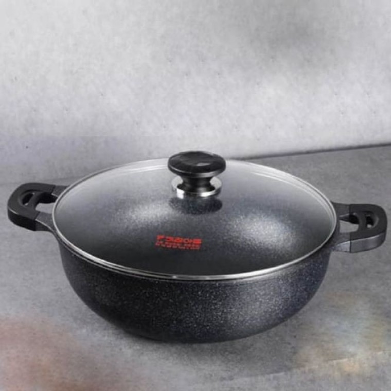 키친아트 곰솥 냄비 인덕션 코팅 찜솥 양수 36cm - 메인 이미지