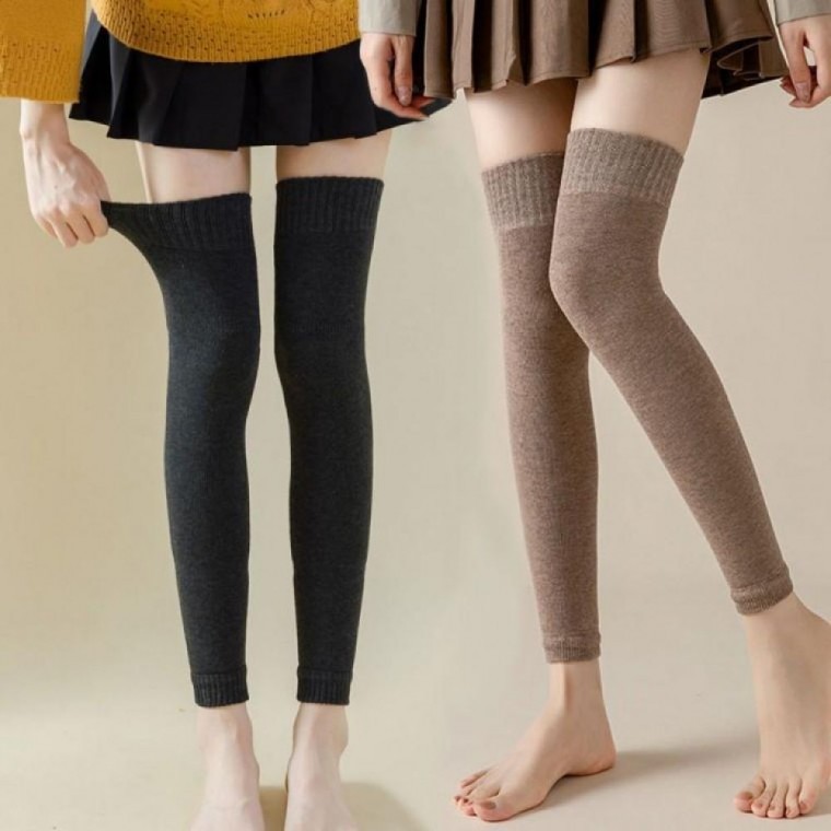 1+1 테리 레그워머 발토시 방한워머 골프 요가 필라테스 - 메인 이미지