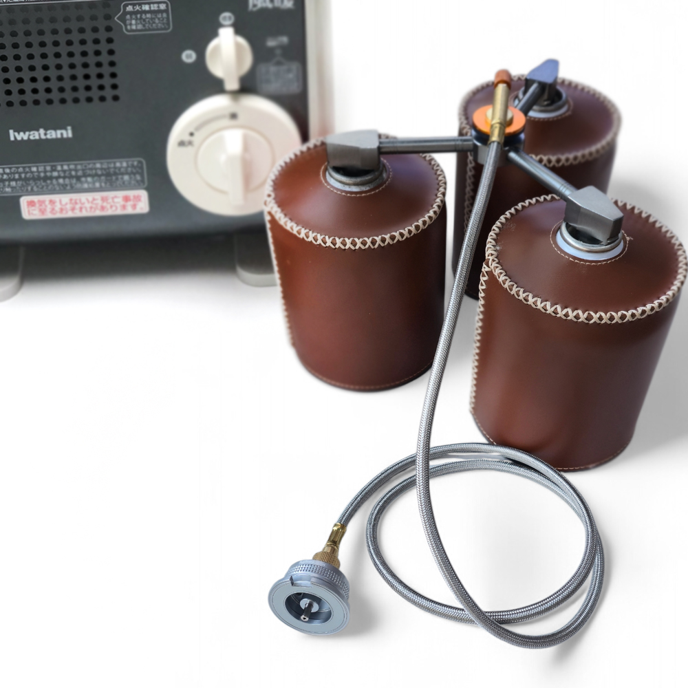 모아이캠핑 이와타니 파세코 신일 히터 난로 이소가스 스테이션 어댑터 자석식 세트 실속형