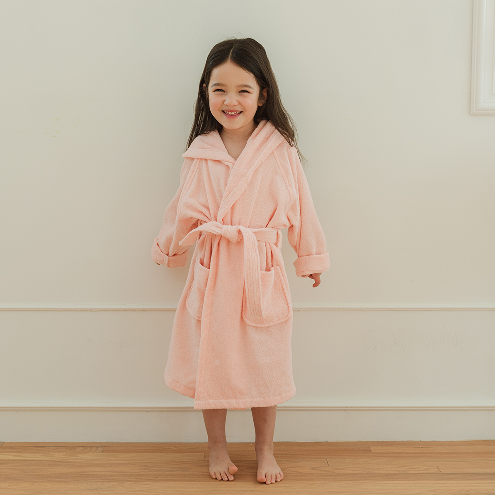 소프넬 30수 면100% 키즈 목욕가운 아동 어린이 주니어 샤워 비치 로브