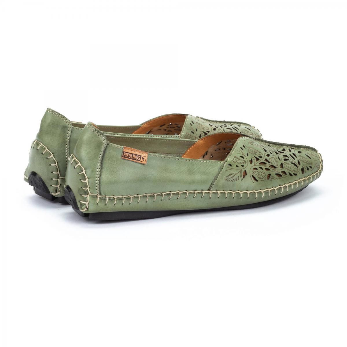 피콜리노스 펀칭 레더 플렉서블 베이직 로퍼 JEREZ 578-4976 MINT GREEN - 상세 이미지 4
