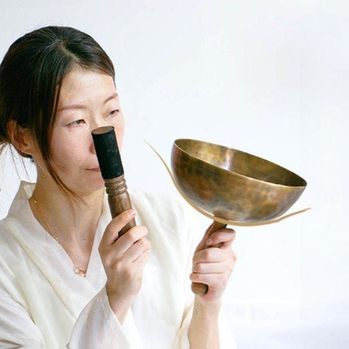 차크라 명상 풀문싱잉볼 불교 용품 심리 치유 볼 싱잉볼 명상그릇 요가 소리 티벳종 - 상품 이미지