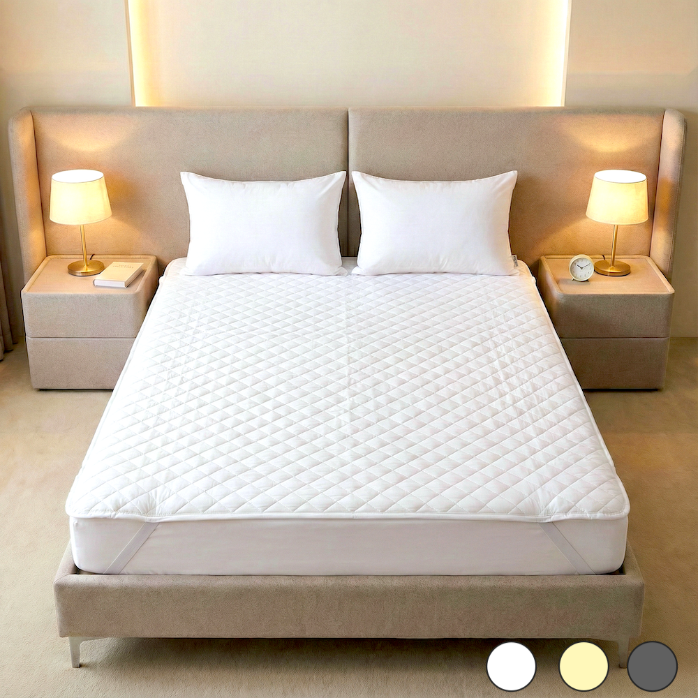 호텔 순면 사계절 침대패드 고정밴드 알러지케어 겨울 면 매트리스 이불패드 피그먼트 SS