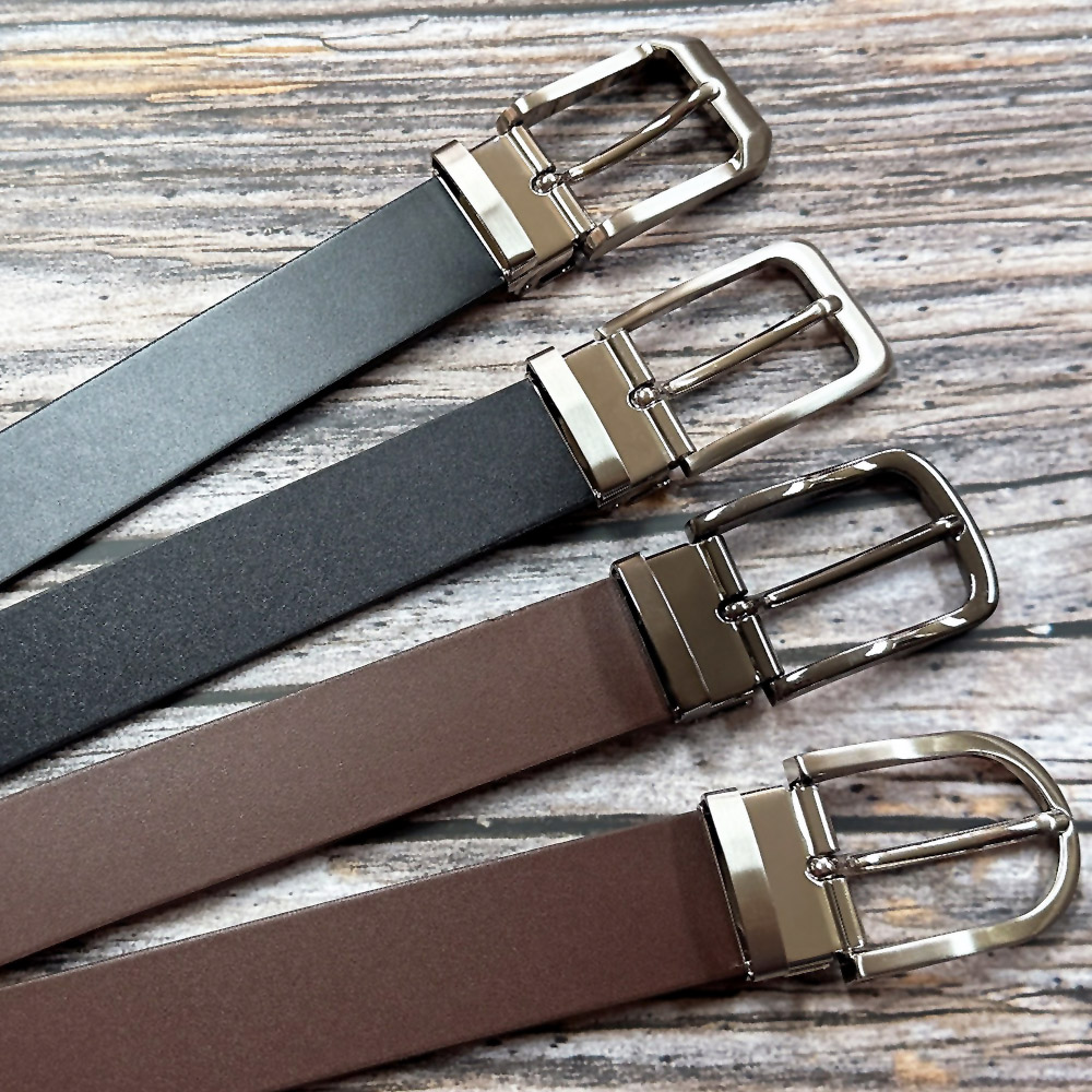 플럼도트 이탈리아 통가죽 유공벨트 선물상자포함 소가죽허리띠 가죽벨트 남성벨트 남자벨트