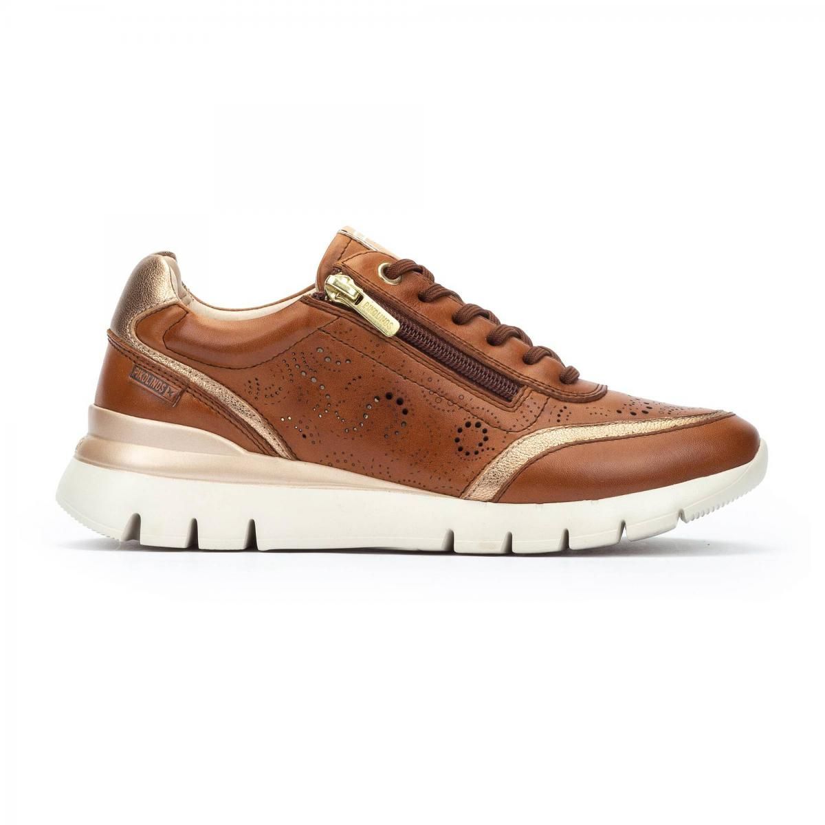 피콜리노스 테크니컬 컴포트 브라운 로우탑 스니커즈 CANTABRIA W4R-6622C1 BRANDY - 상품 이미지