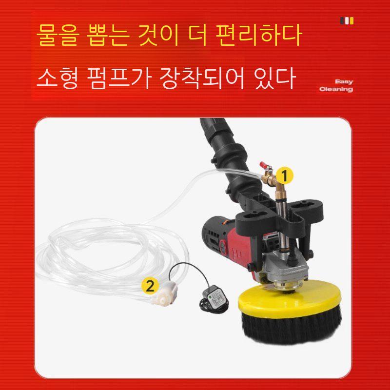 전동 바닥 청소기 마루 타일 브러쉬 미싱 대리석 광택기 업소용 카펫 연마기 청소 광택 - 상세 이미지 5