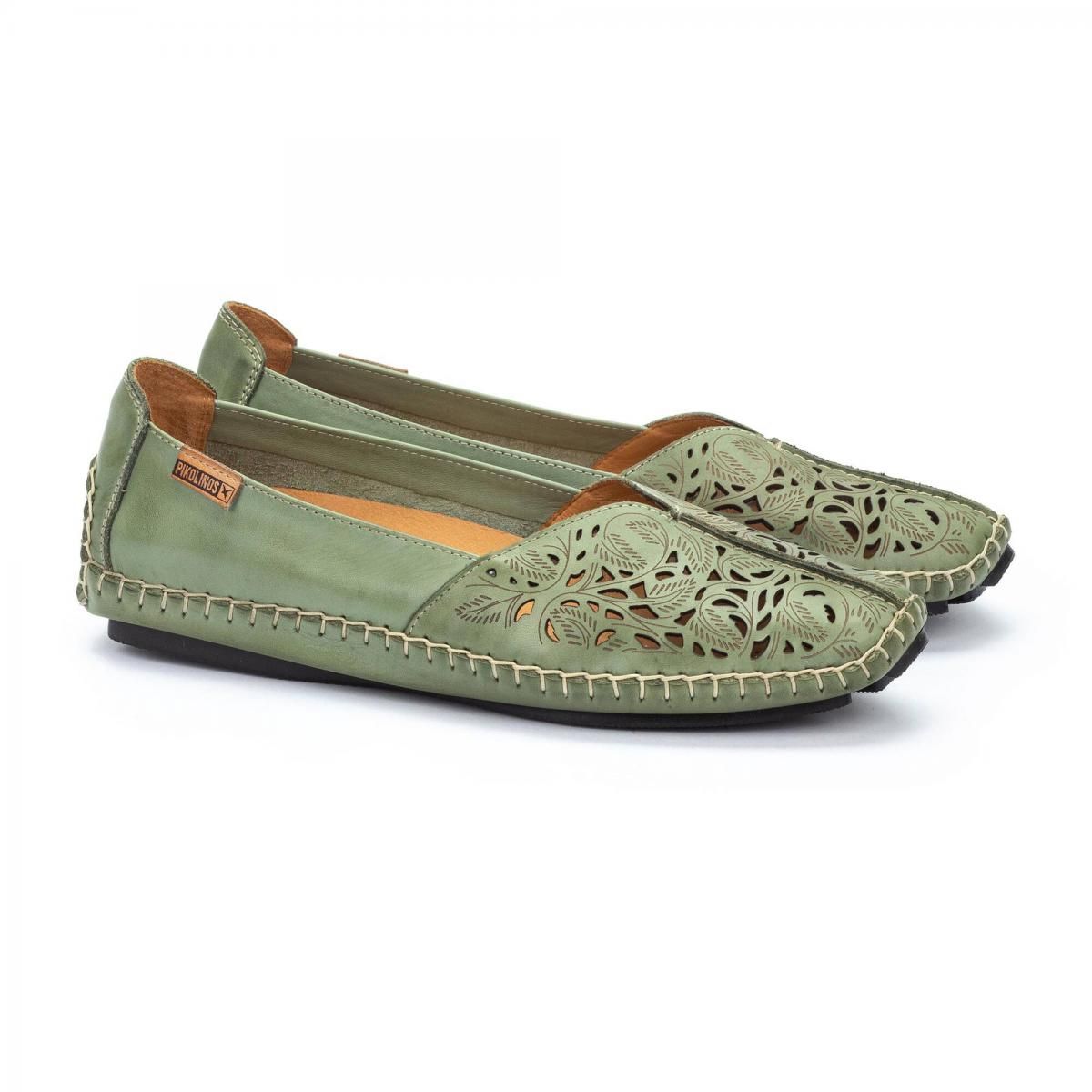피콜리노스 펀칭 레더 플렉서블 베이직 로퍼 JEREZ 578-4976 MINT GREEN - 상세 이미지 2