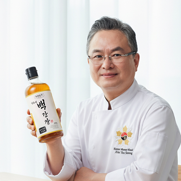 안유성 명장의 비법 백간장 560ml 꽃게농축베이스 93.66% 맑은 간장 - 상품 이미지