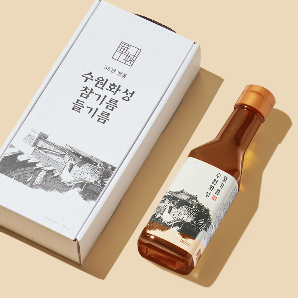 국산 저온압착 방앗간 통깨 들기름 120ml 선물 답례품 - 상세 이미지 4