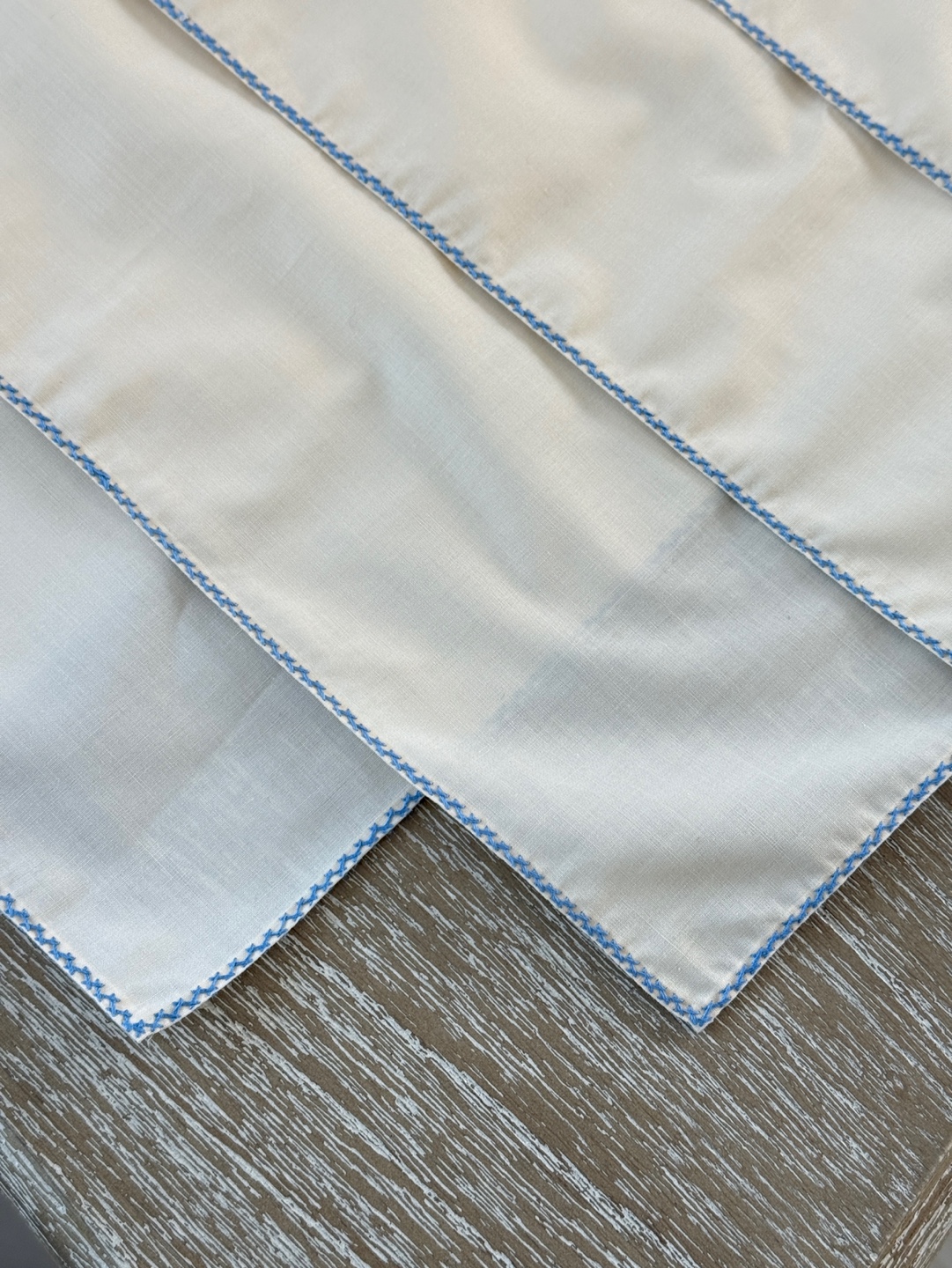 블루 드 플뢰르 자수 티매트 2set 40 cm x 40 cm 이미지 8