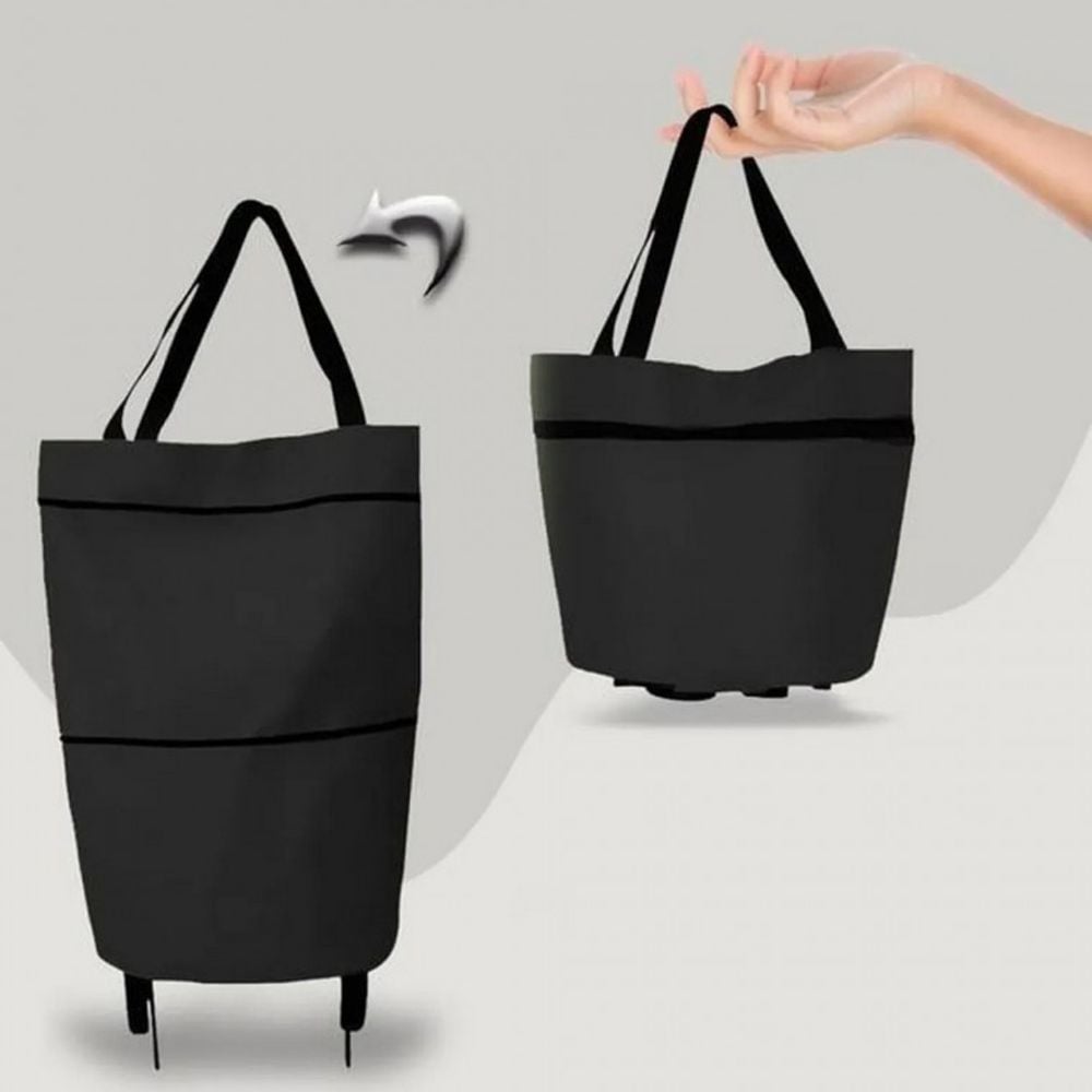 바퀴달린 휴대용 장바구니 접이식 캐리어 쇼핑카트 - 상품 이미지