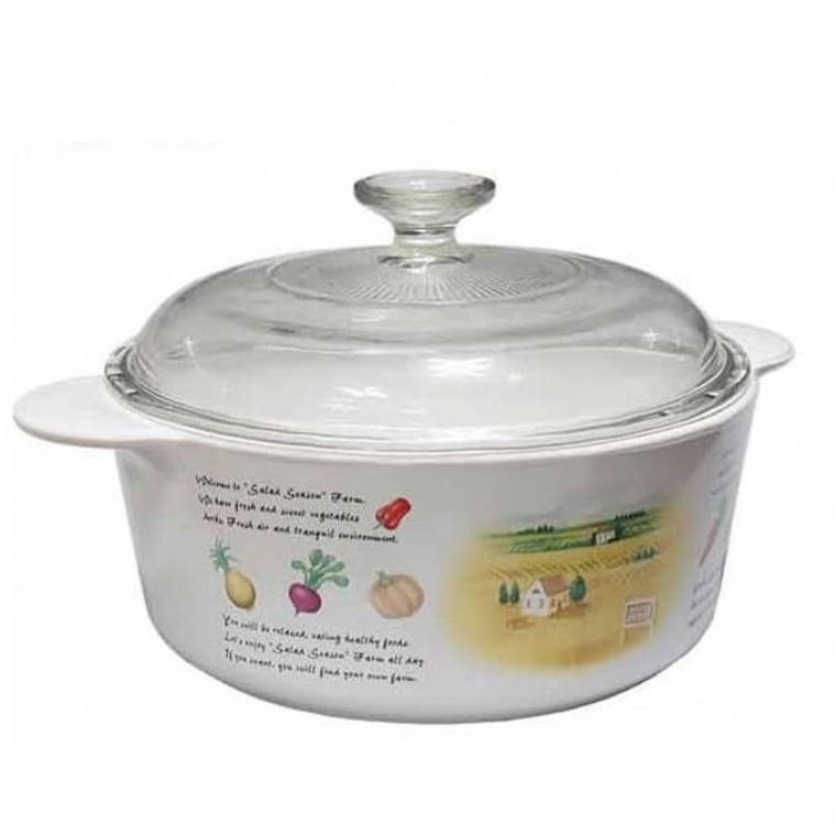 코닝 도자기 냄비 가정 찌개 직화 양수 2.25L SN - 메인 이미지