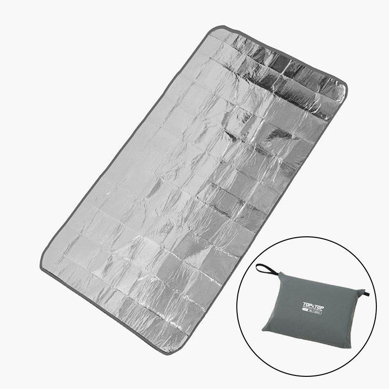 탑앤탑 써모 블랭킷 수납가방 포함 휴대용 캠핑 은박매트 등산 단열 돗자리 M