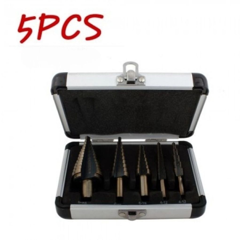 알루미늄케이스 스텝드릴Set 5PCS 코발트 고급형 포함 - 메인 이미지