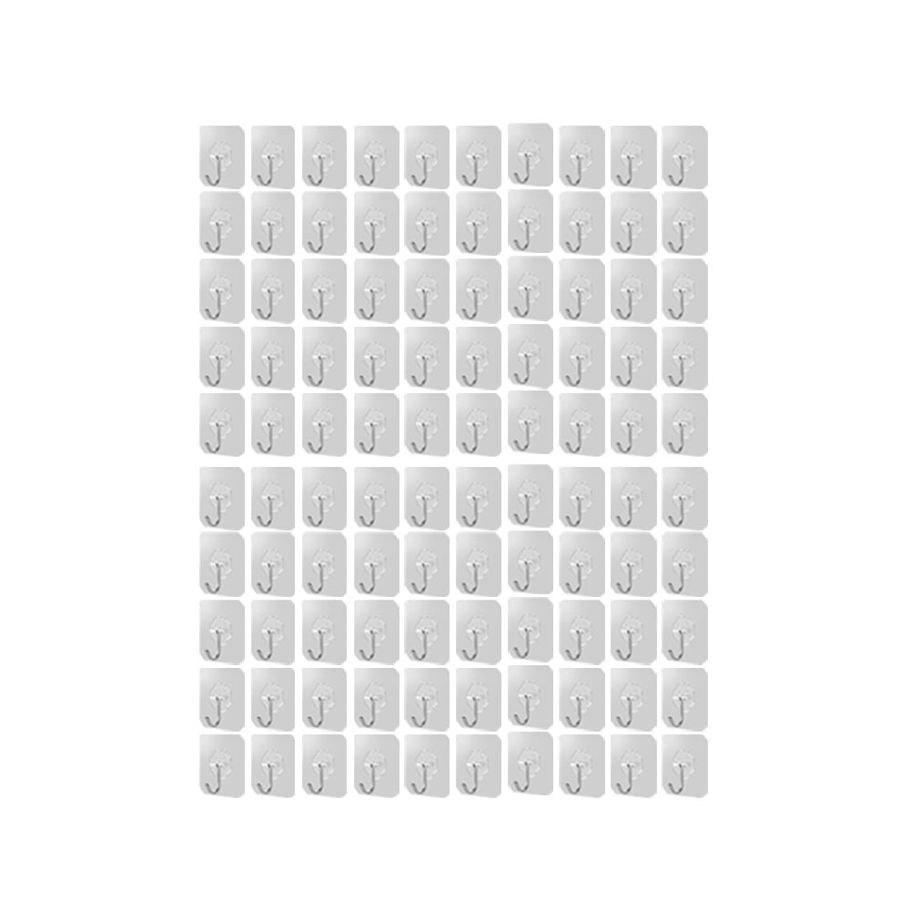 강력부착 타공없이 붙이는 만능 찰떡 아이언후크 100p 아이언후크 100P - 상품 이미지