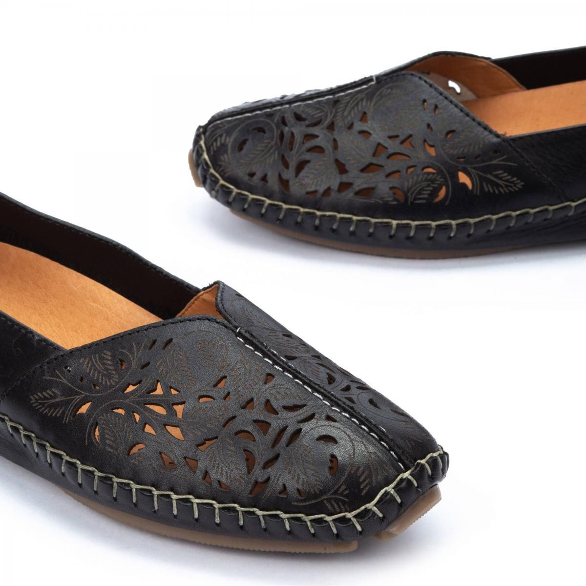 피콜리노스 펀칭레더 유니크 플렉서블 로퍼 JEREZ 578-4976 BLACK - 상세 이미지 3