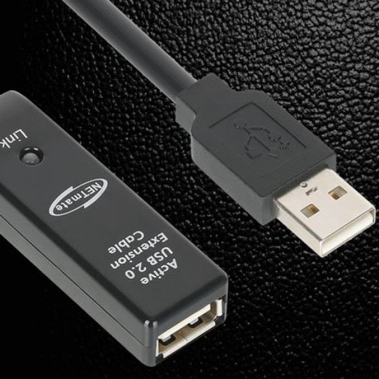 리피터 케이블 데이터 전송 신호 증폭기 USB2.0 15m - 상품 이미지