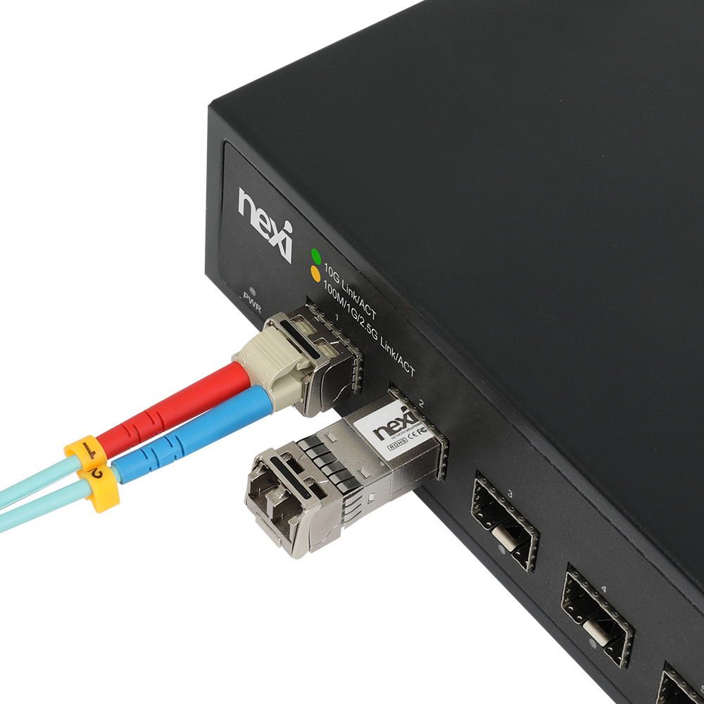 넥시 스위칭허브 8포트 SFP+ 10G IGMP 공유기 랜허브 스위치 랜선 네트워크 - 상세 이미지 5