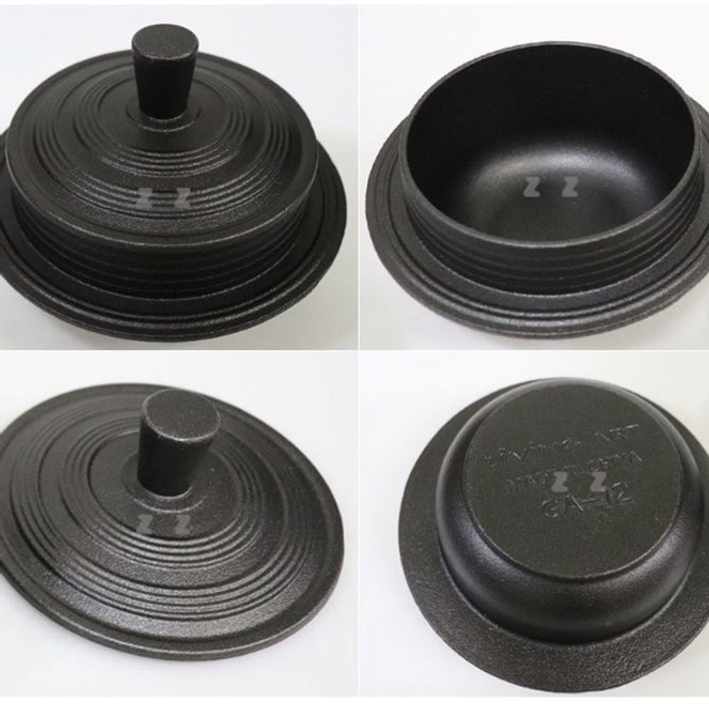 통주물 가마솥 인덕션 무쇠 가마솥 무쇠 냄비 12CM 12cm - 상품 이미지