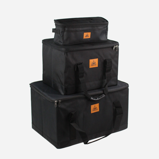 KOOLMAN 쿨맨 캠핑 키친툴 가방 조리도구 소품 수납 블랙