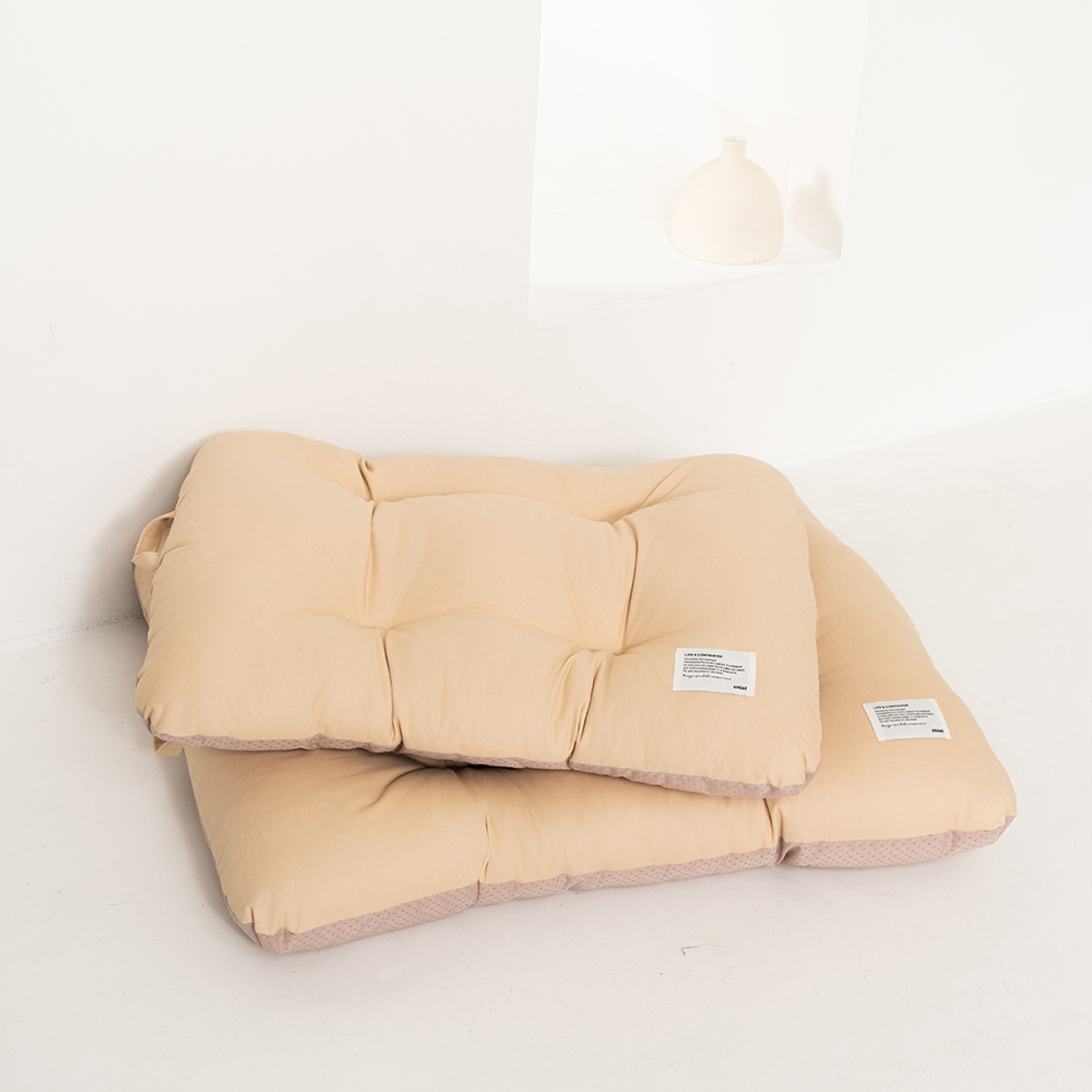 쉬오트 메종 이동식 켄넬 쿠션 2color M/L 강아지방석 고양이방석 - 상세 이미지 3