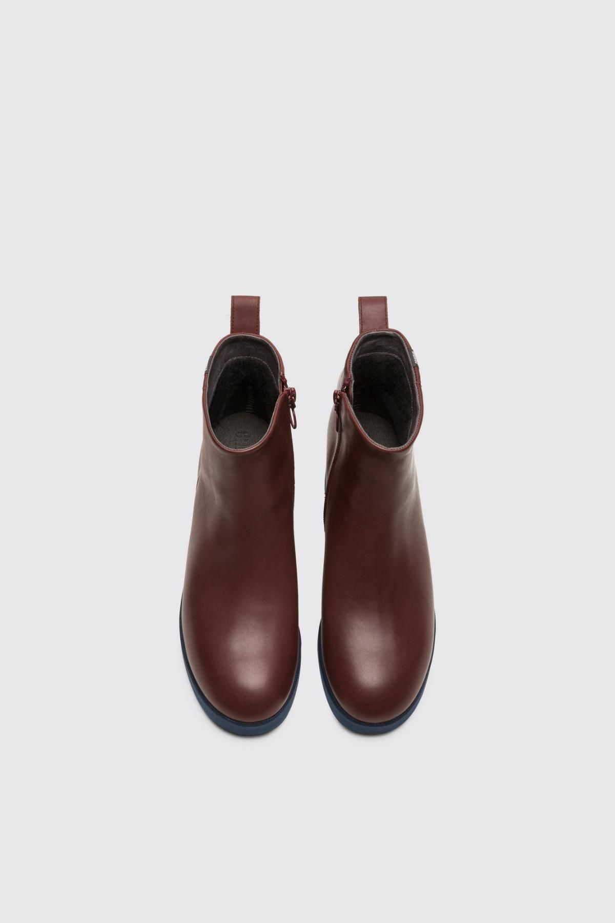 캠퍼 고어텍스 앵클부츠 여성 Wonder K400321-003 BURGUNDY - 상세 이미지 4