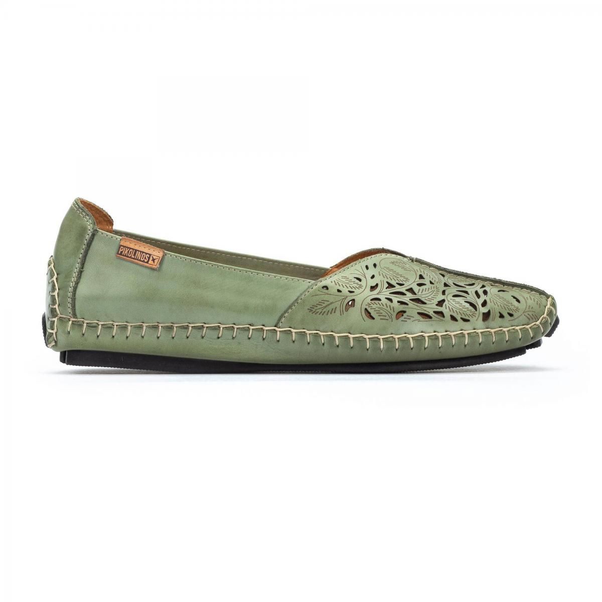 피콜리노스 펀칭 레더 플렉서블 베이직 로퍼 JEREZ 578-4976 MINT GREEN - 메인 이미지