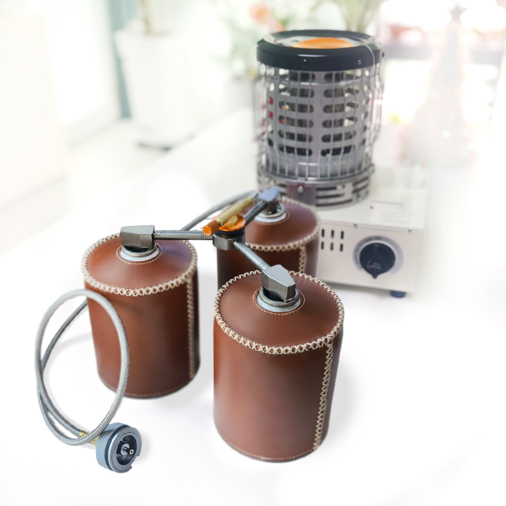 모아이캠핑 이와타니 파세코 신일 히터 난로 이소가스 스테이션 어댑터 회전식 세트 실속형