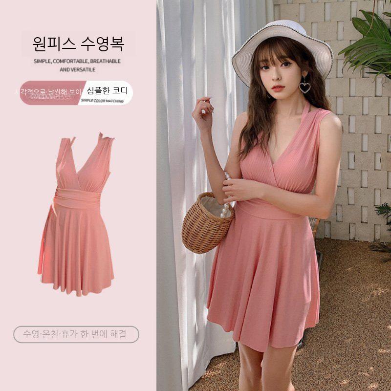 괌 원피스 수영복 온천 래쉬가드 뱃살커버 빅사이즈 호캉스 스윔웨어 해외 여행 리조트 예쁜 - 상세 이미지 3