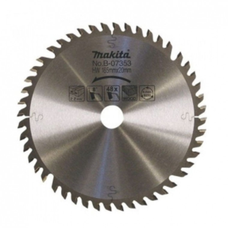 마끼다 원형 톱날 팁쏘 목공 165mm SP6000전용 - 상품 이미지