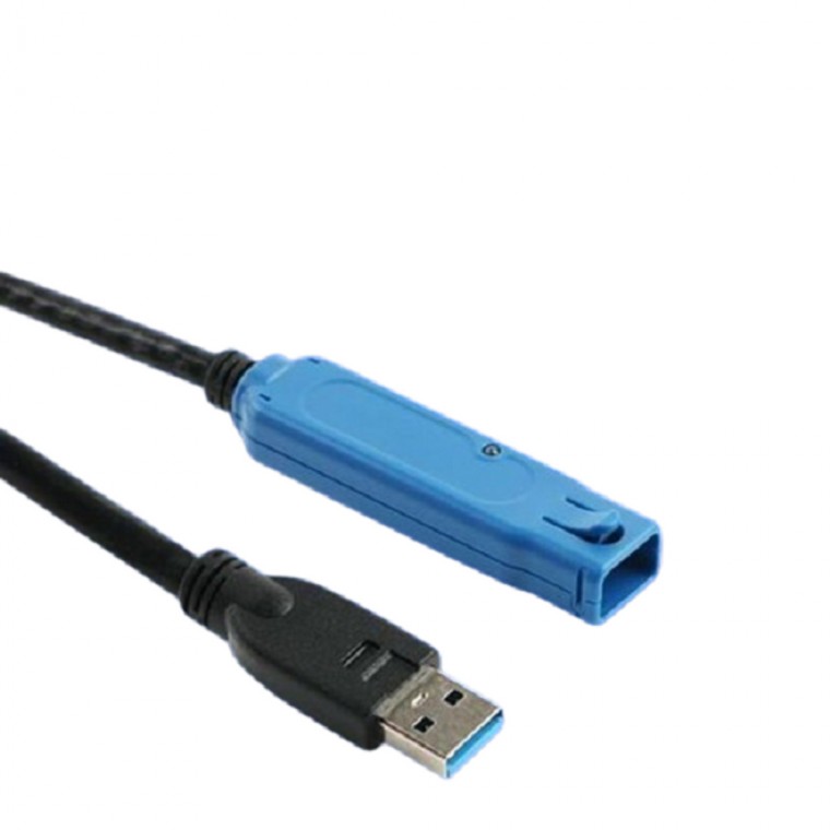 리피터 USB 3.0 연장 케이블 신호 증폭 10M - 메인 이미지