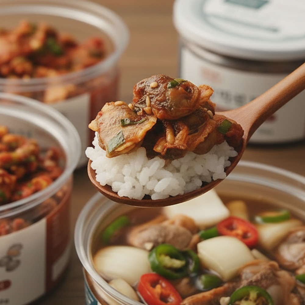 100% 벌교 꼬막 / 이모네 건강부엌 수제 순살 꼬막장&꼬막무침 - 상품 이미지