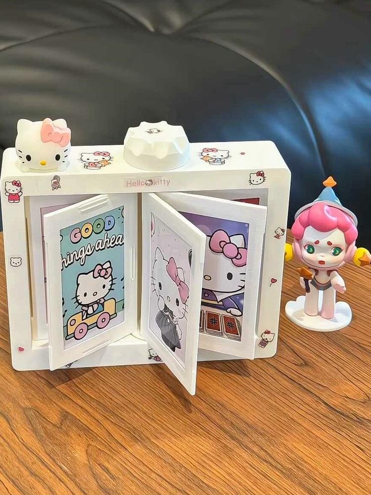 회전식 사진 테이블 장식 DIY 포토 프레임 소품 화이트 앨범+KT 오브제+KT 스티커 3인치 이미지 6