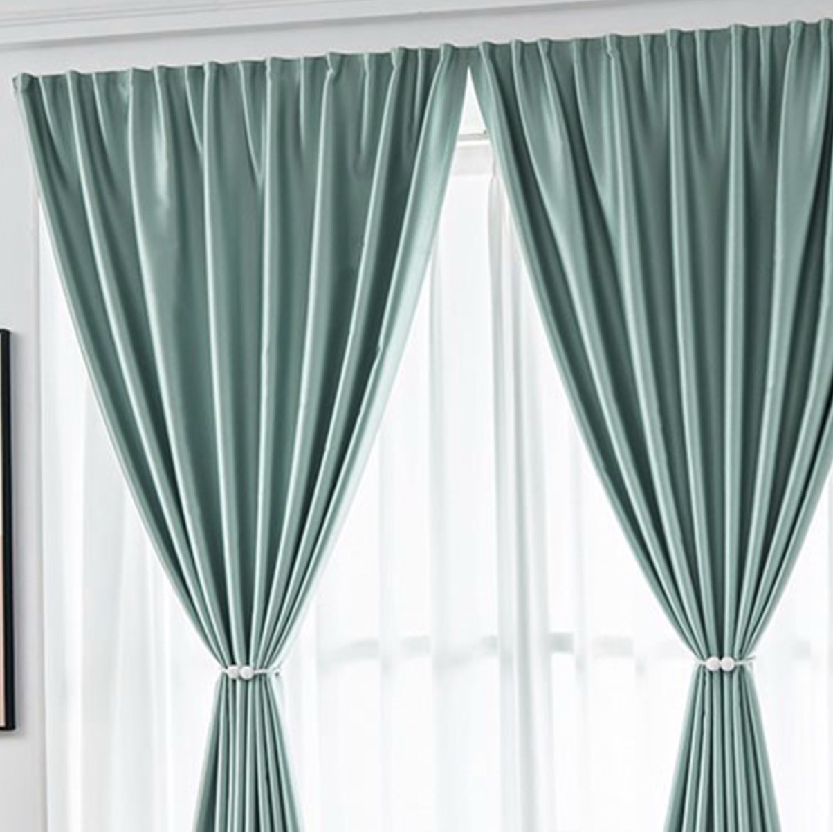 붙이는암막커튼 창문부착형 햇빛차단커튼