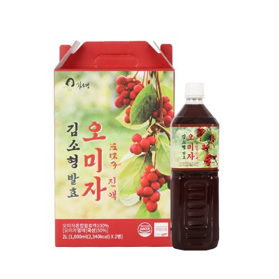 김소형 발효 오미자 진액 주스 1L 2병 문경 오미자청 혼합 발효액 엑기스 - 상세 이미지 2