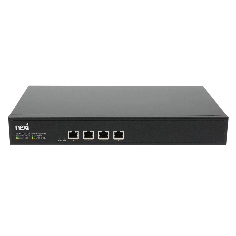 넥시 스위칭허브 4포트 10G IGMP 공유기 랜허브 스위치 랜선 네트워크 인터넷허브 - 상세 이미지 2