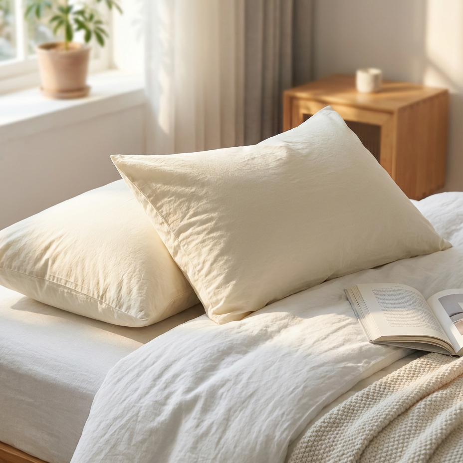 포니홈 1+1 호텔식 베개커버 2장 자루형 베겟 배개 덮개 여행용 4060